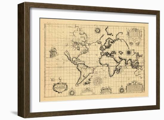 1657, World-null-Framed Giclee Print