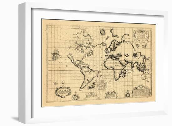 1657, World-null-Framed Giclee Print