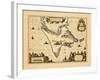 1658, Argentina, Chile-null-Framed Premium Giclee Print