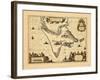 1658, Argentina, Chile-null-Framed Premium Giclee Print