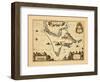 1658, Argentina, Chile-null-Framed Giclee Print