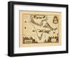 1658, Argentina, Chile-null-Framed Giclee Print