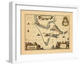 1658, Argentina, Chile-null-Framed Giclee Print