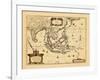 1658, Cambodia, India, Laos, Maldives, Philippines-null-Framed Giclee Print