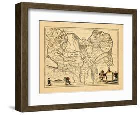 1658, Russia, Mongolia-null-Framed Giclee Print