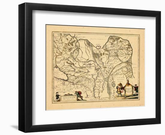 1658, Russia, Mongolia-null-Framed Giclee Print