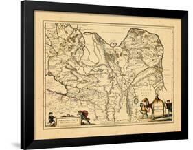 1658, Russia, Mongolia-null-Framed Giclee Print