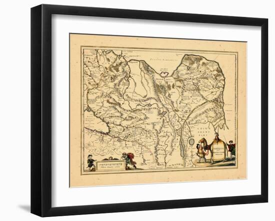 1658, Russia, Mongolia-null-Framed Giclee Print