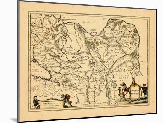 1658, Russia, Mongolia-null-Mounted Giclee Print