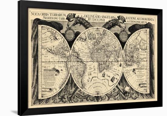 1658, World-null-Framed Giclee Print