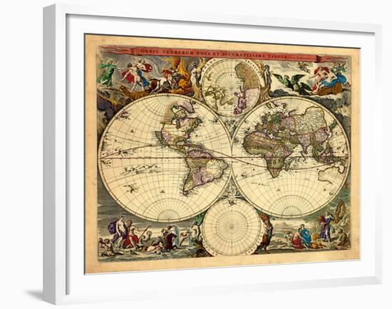 1658, World-null-Framed Giclee Print