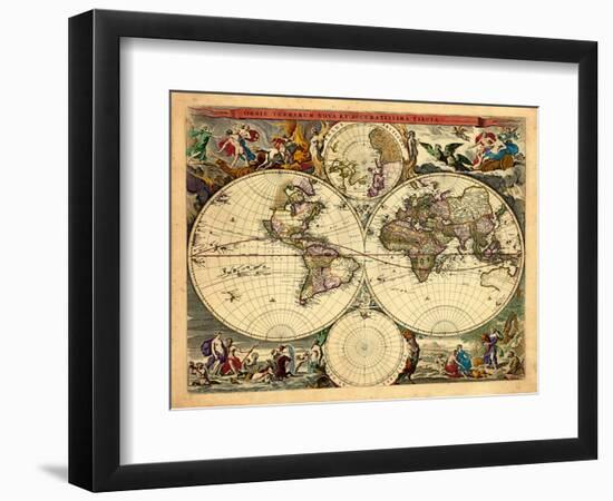 1658, World-null-Framed Giclee Print