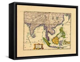 1659, Cambodia, India, Laos, Malaysia, Philippines, Asia-null-Framed Stretched Canvas