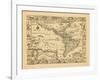 1660, North America, South America, World-null-Framed Giclee Print