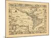 1660, North America, South America, World-null-Mounted Giclee Print