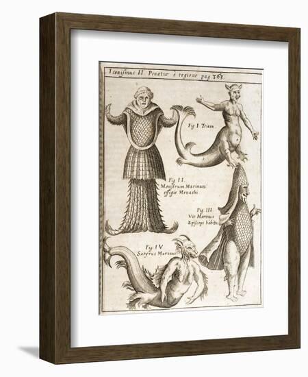 1662 Schott Sea Monsters And Mermaids-Stewart Stewart-Framed Photographic Print