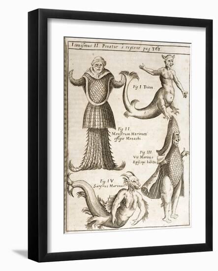 1662 Schott Sea Monsters And Mermaids-Stewart Stewart-Framed Photographic Print
