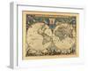 1662, World-null-Framed Giclee Print