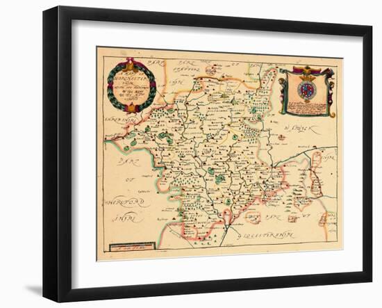 1673, Worchester, United Kingdom-null-Framed Giclee Print