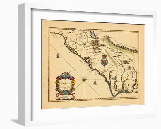 1676, North Carolina-null-Framed Giclee Print