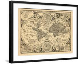 1676, World-null-Framed Giclee Print