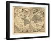 1676, World-null-Framed Giclee Print