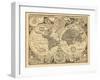 1676, World-null-Framed Giclee Print