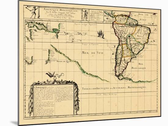 1679, South America-null-Mounted Giclee Print