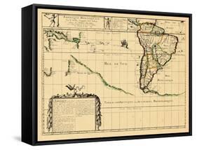 1679, South America-null-Framed Stretched Canvas