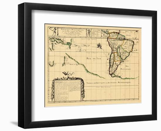 1679, South America-null-Framed Premium Giclee Print