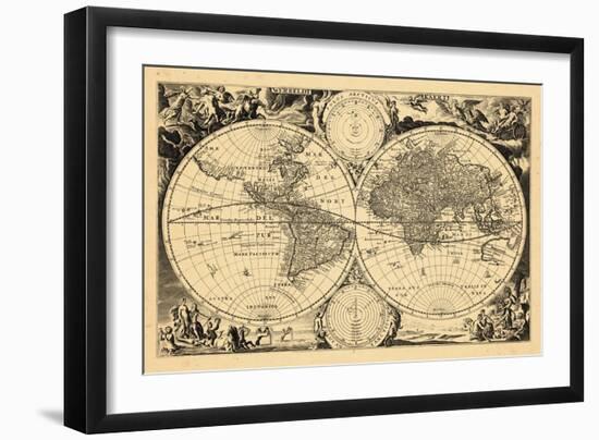 1680, World-null-Framed Giclee Print