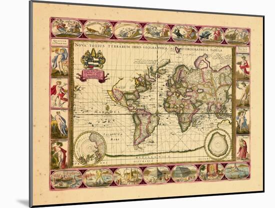 1680, World-null-Mounted Giclee Print
