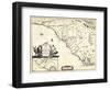 1682, North Carolina and South Carolina State Map, North Carolina, United States-null-Framed Giclee Print