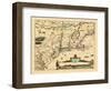 1684, Connecticut, Maine, Massachusetts, New Hampshire, New Jersey, New York, Rhode Island, Vermont-null-Framed Giclee Print