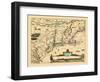 1684, Connecticut, Maine, Massachusetts, New Hampshire, New Jersey, New York, Rhode Island, Vermont-null-Framed Giclee Print