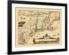 1684, Connecticut, Maine, Massachusetts, New Hampshire, New Jersey, New York, Rhode Island, Vermont-null-Framed Giclee Print