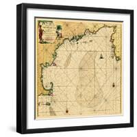 1684, Connecticut, Maine, Massachusetts, New Hampshire, Rhode Island, Vermont-null-Framed Giclee Print