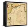 1684, Connecticut, Maine, Massachusetts, New Hampshire, Rhode Island, Vermont-null-Framed Stretched Canvas