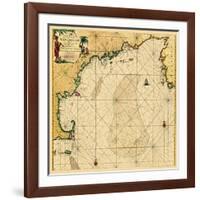 1684, Connecticut, Maine, Massachusetts, New Hampshire, Rhode Island, Vermont-null-Framed Giclee Print