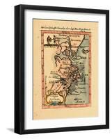 1686, Connecticut, Greenland, Maine, Massachusetts, New Brunswick, New Hampshire-null-Framed Giclee Print