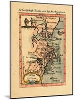 1686, Connecticut, Greenland, Maine, Massachusetts, New Brunswick, New Hampshire-null-Mounted Giclee Print