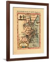 1686, Connecticut, Greenland, Maine, Massachusetts, New Brunswick, New Hampshire-null-Framed Giclee Print