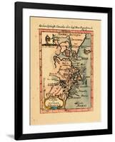 1686, Connecticut, Greenland, Maine, Massachusetts, New Brunswick, New Hampshire-null-Framed Giclee Print