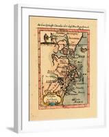 1686, Connecticut, Greenland, Maine, Massachusetts, New Brunswick, New Hampshire-null-Framed Giclee Print