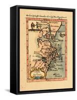 1686, Connecticut, Greenland, Maine, Massachusetts, New Brunswick, New Hampshire-null-Framed Stretched Canvas