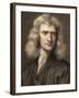 1689 Sir Isaac Newton Portrait Young-Paul Stewart-Framed Photographic Print