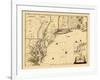 1690, New England, Connecticut, Maine, Massachusetts, New Hampshire, New Jersey, New York-null-Framed Giclee Print