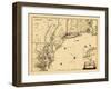 1690, New England, Connecticut, Maine, Massachusetts, New Hampshire, New Jersey, New York-null-Framed Giclee Print