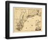 1690, New England, Connecticut, Maine, Massachusetts, New Hampshire, New Jersey, New York-null-Framed Giclee Print