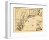 1690, New England, Connecticut, Maine, Massachusetts, New Hampshire, New Jersey, New York-null-Framed Giclee Print